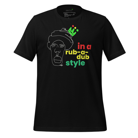 Groove in Style with Our "In a Rub-a-Dub Style" Unisex T-Shirt